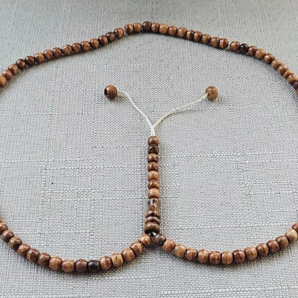 Prayer Beads Religious Tasbeeh Brown Real Wood Beads Tasbeh Handmade Beads New - Picture 7 of 8